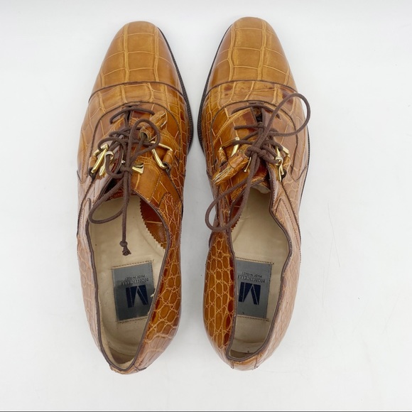 Monticelli Genuine Alligator Shoes Size 9 - Picture 8 of 14